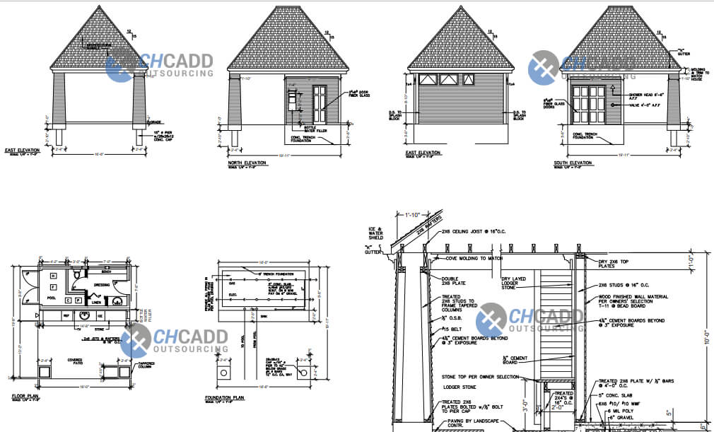 CAD Drafting Services - AutoCAD Drawing Services