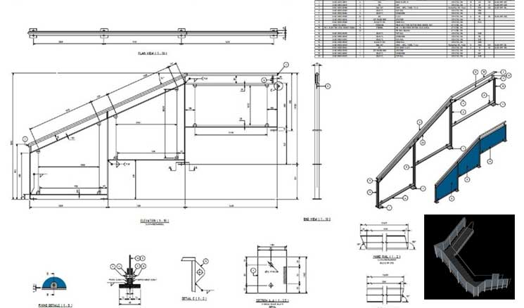Convert BIM Data Inventor CAD Models Fabrication